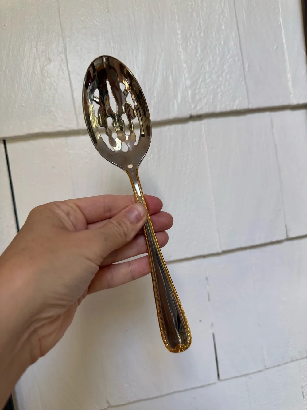 Gorham Golden Ribbon Edge pattern set of 3
